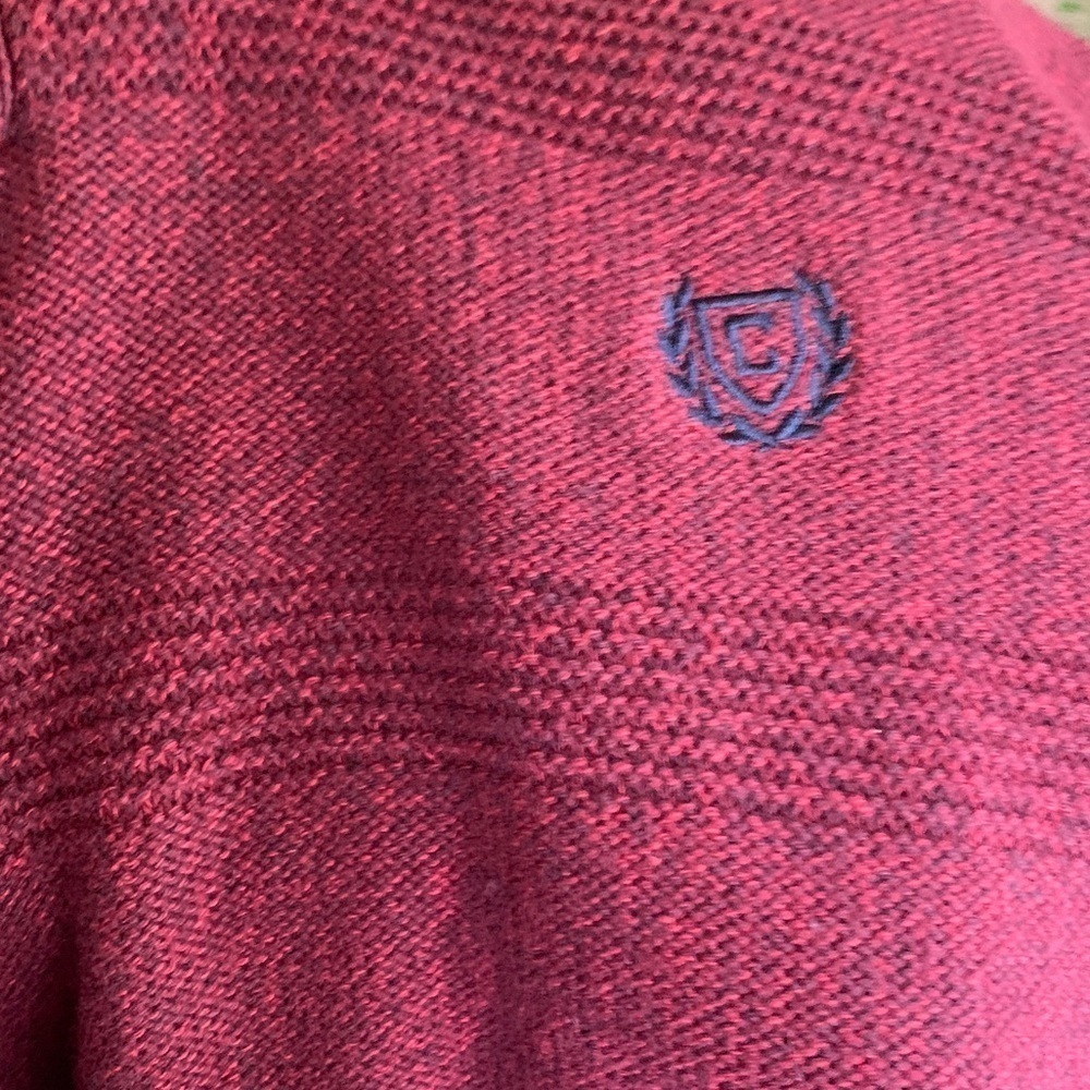 Chaps Three Button Mock Neck Pullover Sweater Men… - image 8